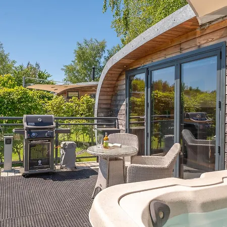 公寓 Ellerbeck Luxury Pod With Hot Tub At Fell View Park *